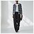 Chanel Tweedjacke Navy Weiß Größe 38 Dunkelblau - Ansicht 3