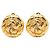 Timeless Orecchini a clip vintage Coco Mark di Chanel D'oro