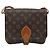 Borsa Cartouchiere Louis Vuitton in Canvas Monogram MM Marrone