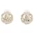 Orecchini rotondi Chanel Coco Mark D'oro