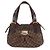 Borsa a Spalla Sistina PM Damier Ebene di Louis Vuitton Marrone