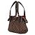 Borsa a Spalla Sistina PM Damier Ebene di Louis Vuitton Marrone - vista 2