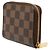 Monedero Zippy Damier Louis Vuitton Castaño - vista 2