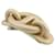 Hermès Hermes Gold Aluminum Barrette Tri Maillon PM Chaine d'Ancre Golden  - view 2