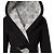 Louis Vuitton Abrigo Mahina de lana reversible negro - vista 3