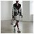 Louis Vuitton Abrigo Mahina de lana reversible negro - vista 5
