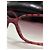 Gafas de sol Chanel en acetato rojo Roja Burdeos - vista 6