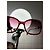 Gafas de sol Chanel en acetato rojo Roja Burdeos - vista 9