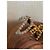 Dsquared2 Spilla "Dream" in metallo dorato con strass Argento D'oro - vista 5