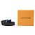 Cintura Louis Vuitton Monogram Eclipse in Nero/Viola Porpora - vista 7