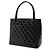 Borsa Tote Chanel Matelassé Coco Mark Nera Nero - vista 2