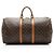 Duffle Keepall 55 in tela monogramma vintage Louis Vuitton Marrone