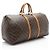 Duffle Keepall 55 in tela monogramma vintage Louis Vuitton Marrone - vista 2