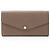 Portafoglio Sarah Monogram Empreinte Louis Vuitton Marrone Beige