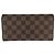Carteira Longa Damier Ebene Louis Vuitton Marrom - vista 2