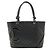 Borsa tote grande Chanel Cambon Line Coco Mark Nero