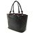Borsa tote grande Chanel Cambon Line Coco Mark Nero - vista 2