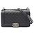 Borsa a Spalla Boy di Chanel in Pelle di Vitello Grana Nero