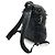 Chanel Nylon Tweed Rucksack Schwarz - Ansicht 2