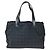 Borsa Tote in Nylon/Pelle Chanel Nero - vista 2