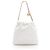 Gabrielle Bolso de hombro mediano Chanel 22 en piel de ternera brillante Blanco - vista 3
