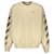 Off White Felpa con Logo Off-White Marrone Beige