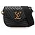 Borsa a spalla in pelle Multi Pochette New Wave di Louis Vuitton Nero