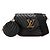 Borsa a spalla in pelle Multi Pochette New Wave di Louis Vuitton Nero - vista 14