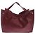 The Row Borsa Alexia Top-Handle Pelle Amaranto Rosso Bordò - vista 4