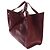 The Row Borsa Alexia Top-Handle Pelle Amaranto Rosso Bordò - vista 5