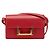Mini borsa a tracolla Loulou classica di Saint Laurent Rosso