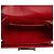 Mini borsa a tracolla Loulou classica di Saint Laurent Rosso - vista 9