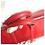 Borsa Boston in pelle Epi Louis Vuitton Bianco Rosso - vista 16