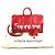 Borsa Boston in pelle Epi Louis Vuitton Bianco Rosso - vista 5