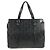 Borsa tote con logo GG in rilievo di Gucci Nero
