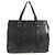 Borsa tote con logo GG in rilievo di Gucci Nero - vista 2