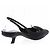 Décolleté Slingback Prada Strass Pelle Nera Taglia 41 Nero - vista 2