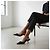 Décolleté Slingback Prada Strass Pelle Nera Taglia 41 Nero - vista 7