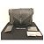 Saint Laurent Borsa a Spalla Ysl Grande Triquilt Envelope in Pelle Grana Nero - vista 2