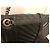 Saint Laurent Borsa a Spalla Ysl Grande Triquilt Envelope in Pelle Grana Nero - vista 8