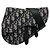 Belt Bag Saddle in Jacquard Oblique Christian Dior Marrone Blu navy