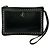 Clutch de couro de bezerro liso com dupla estampa Jimmy Choo Preto
