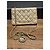 Wallet On Chain Cartera Chanel con cadena de piel de cordero beige - vista 2