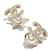 Orecchini in perle Chanel CC stella e cuore D'oro - vista 2