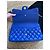 Chanel Timeless Jumbo 30 in pelle d'agnello blu - vista 6
