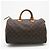 Borsa a mano Speedy 35 in tela Monogram Louis Vuitton Marrone Monogramma - vista 2