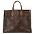 Borsa Tote OnTheGo GM Monogram Reverse Gigante Louis Vuitton Rosso