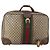 Borsa Boston in PVC beige e oro della linea Sherry GG Supreme di GUCCI Auth BSZ227 D'oro