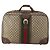 Borsa Boston in PVC beige e oro della linea Sherry GG Supreme di GUCCI Auth BSZ227 D'oro - vista 2