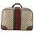 Borsa Boston in PVC beige e oro della linea Sherry GG Supreme di GUCCI Auth BSZ227 D'oro - vista 3